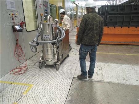 三相移动式工业吸尘器钢铸车间用吸尘机